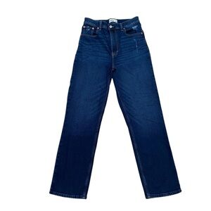 Abercrombie & Fitch The 90s Straight Ultra High Rise Jeans Blue